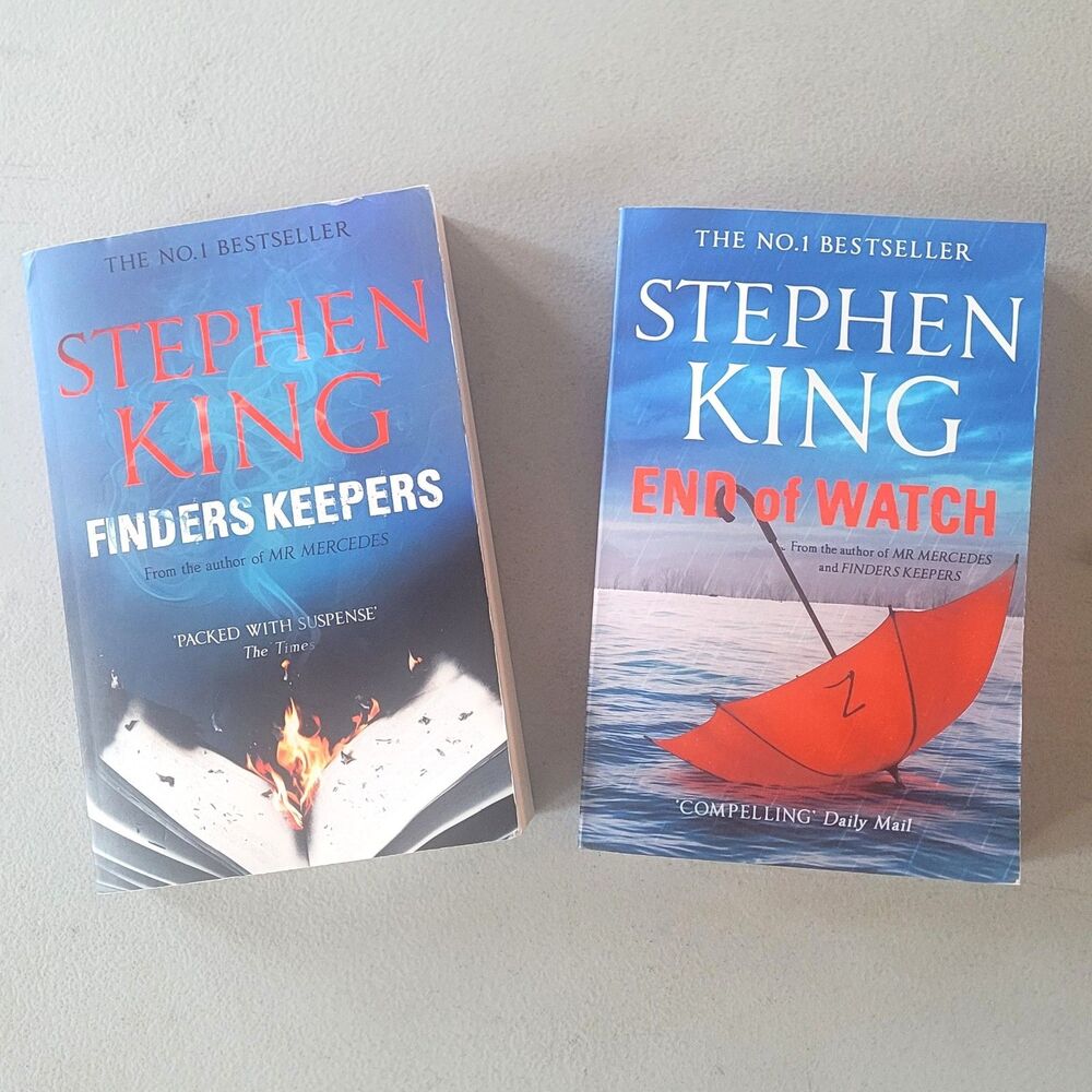 Stephen King Bill Hodges Trilogy Books 2 & 3 PB 1st Ed Set